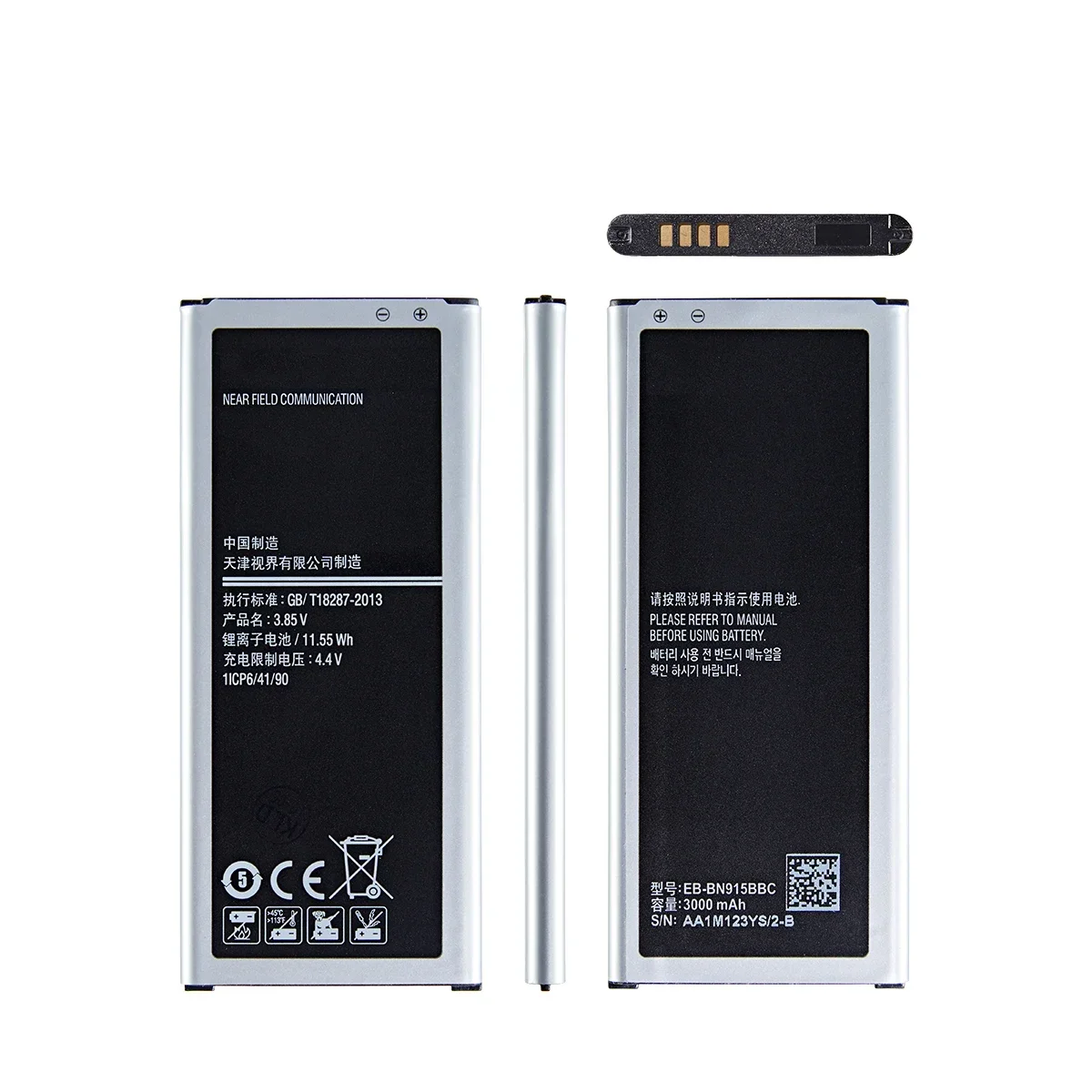 Совершенно новый аккумулятор EB-BN915BBC EB-BN915BBE 3000 мАч для Samsung Galaxy Note Edge N9150 N915 N915F/D
