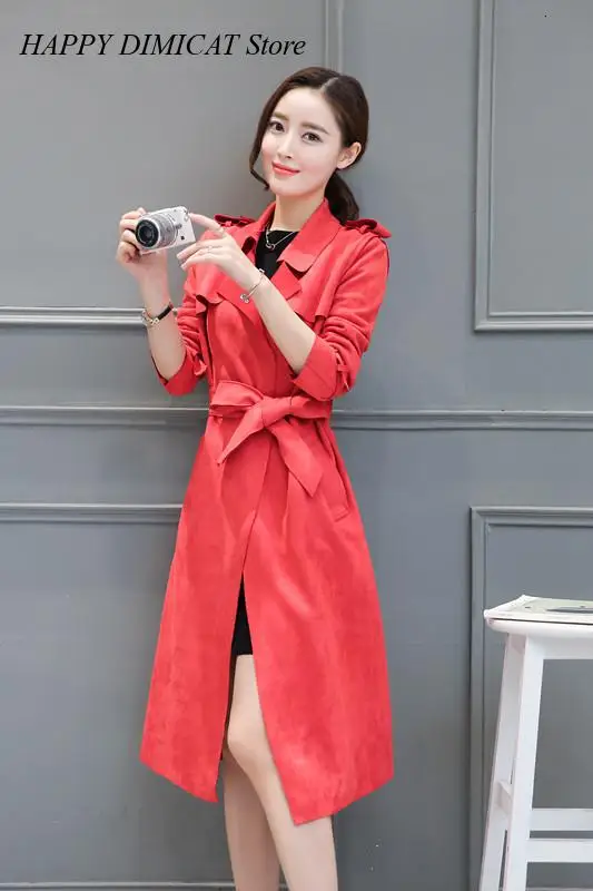 Рисунок 2 - Тренчкот женский из искусственной замши