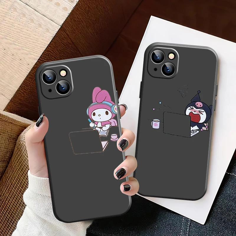 

Kuromi Fashion Cartoon Anime Phone Case For iPhone 11 12 13 Pro MAX 6 6S 7 8 Plus X XS XR Mini SE 2020 Carcasa Back