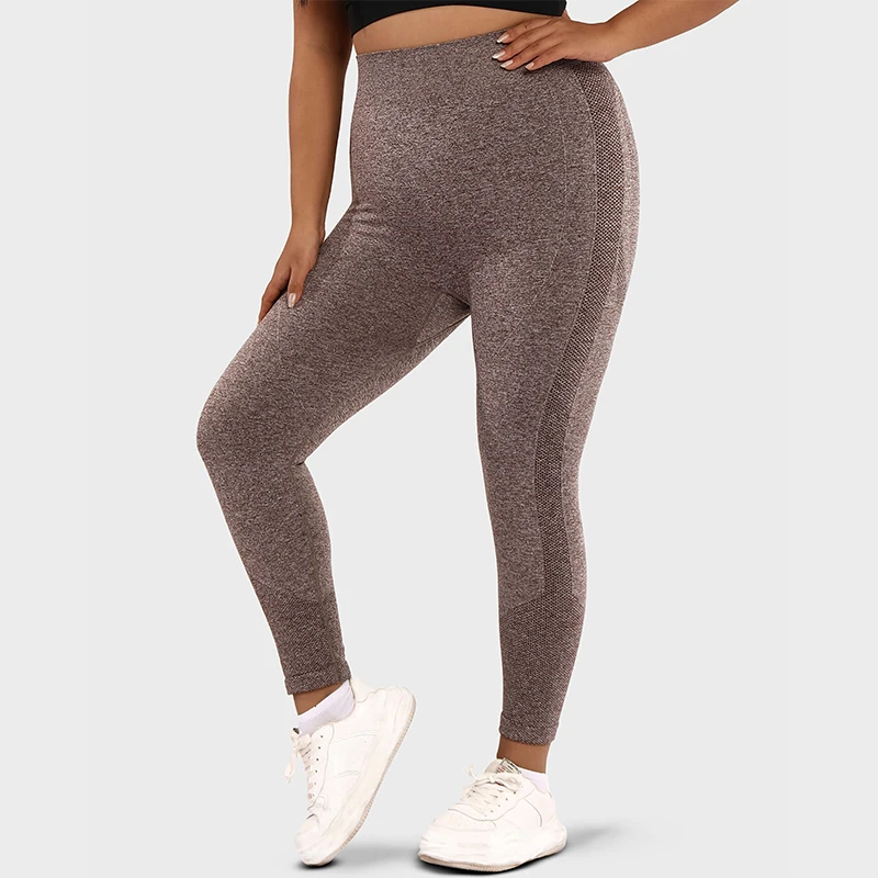 LUOYIYANG Seamless Breathable Plus Size Women's Leggings Push Up Sports High Waist Yoga Pants Gym Fitness Workout Clothing L-3XL