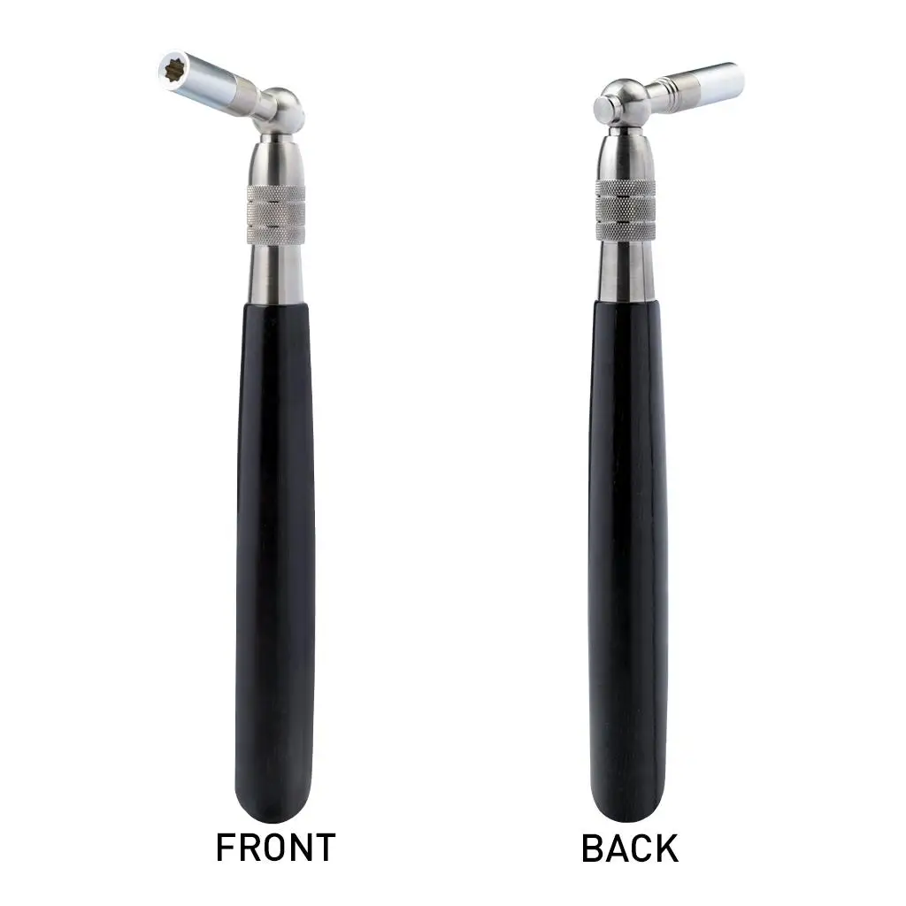

1pc Piano Tuning Hammer W/ Sandlewood Handle Piano Tuning Tool W/ Velvet Bag