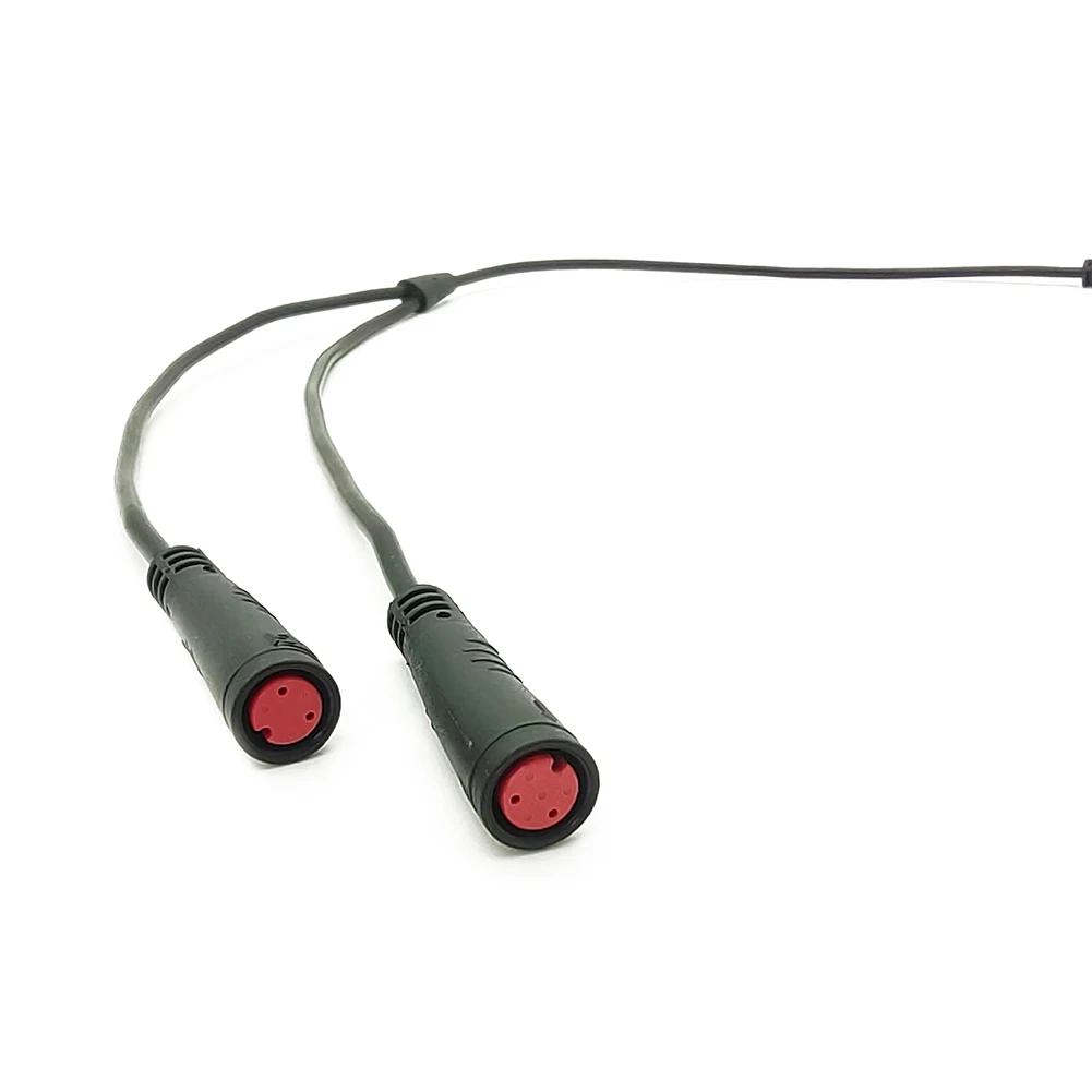 

Разветвитель Y-образного кабеля для электровелосипеда, КРАСНЫЙ 2-контактный разъем, для электрического велосипеда, с 1 штекера на 2 гнезда, кабель датчика тормоза для скутера