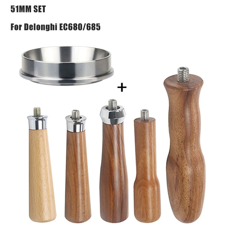 

M10 Portafilter Handle Solid Wooden Handle For Filter Holder Espresso Coffee Cafe Machine Cafe Tools Accessories For Barista