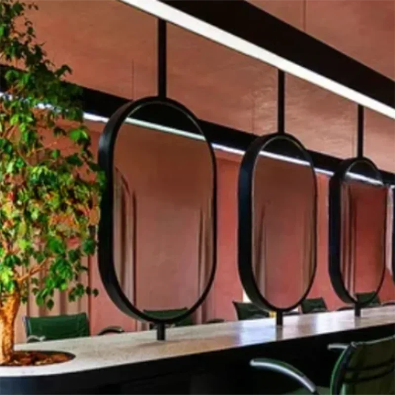 Размер зеркала на заказ: 50x100 см черная оборка верхний стержень: 60 нижний 10 без