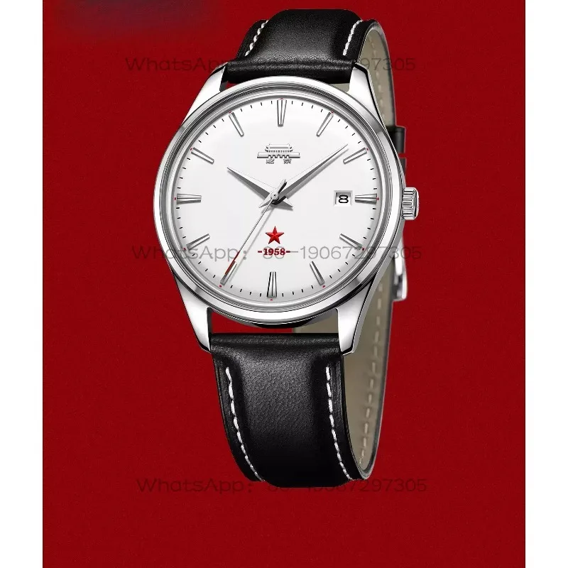 Фото Официальные оригинальные автоматические мужские часы Beijing Watch, лимитированная серия в коллаборации с Hero, с календарем, подарок для мужчин. №3