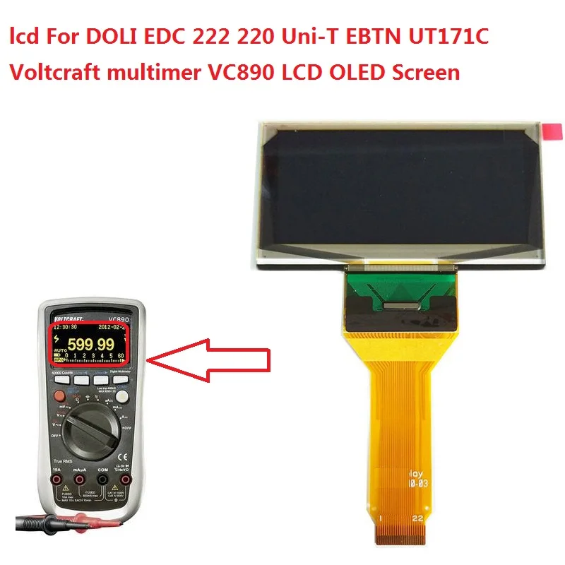 ЖК-экран для DOLI EDC 222 220 Uni-T EBTN UT171C ,Voltcraft multimer VC890 ЖК-экран для DOLI EDC 222 220 Uni-T EBTN UT171C ,Voltcraft multimer VC890