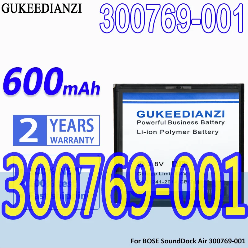 

300769-001 300768-003 600mAh High Capacity GUKEEDIANZI Battery For BOSE SoundDock SounDock SoundLink Air 300770-001 Batteries