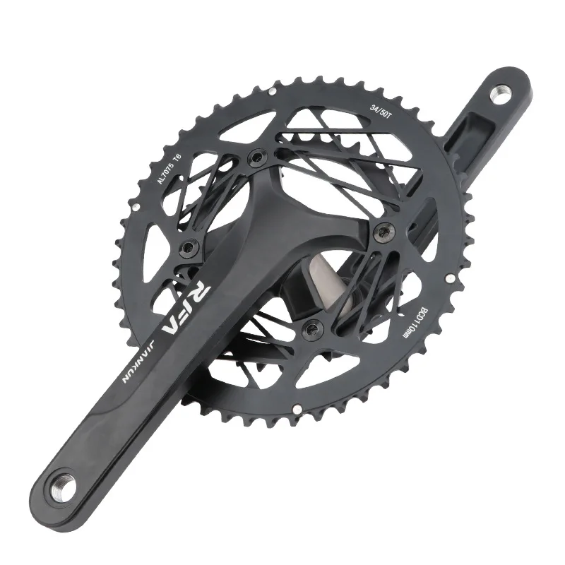 

Road Bike Crankset Folding Bicycle Chainring 34/50t Double-disc Aluminum Alloy Crankset 22-speed 105-kit Crankset