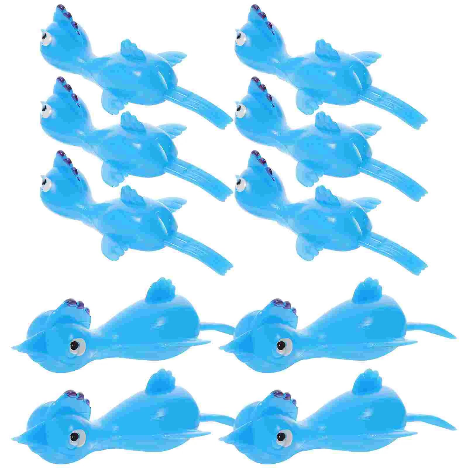 

Потенциальная катапульта, Детские рогатки, эластичные куриные виниловые креативные игрушки, Забавная детская Летающая игра, 20 шт.