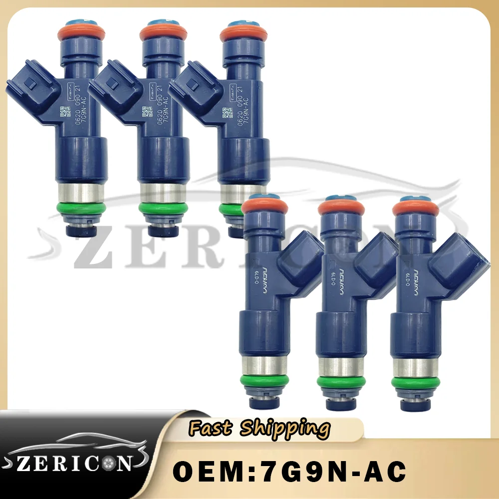 

6 шт. новый топливный инжектор 7G9N-AC 7G9NAC для Volvo S60 S80 V60 V70 XC60 XC70 V6 062028720 7G9N-9F593-AC 297500-0620 30777502