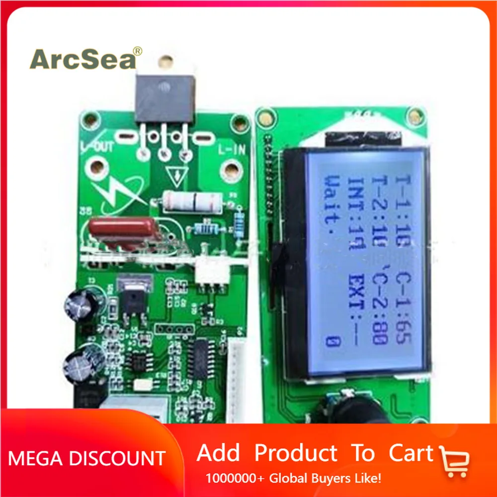 

40A 100A Single Double Pulse Digital Spot Welder Weldering Controller Board Spot Solder Soldering Machine Time Control Module