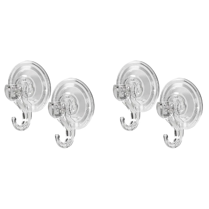 

2X Large Transparent Reusable Heavy Duty Vacuum Suction Cup Hook