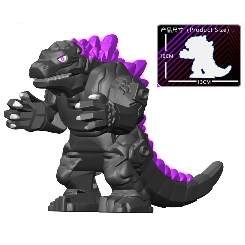 Большие фигурки из фильма Красный лотос Годзилла кирпичи игрушки строительные