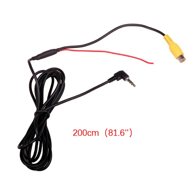 

1Pc RCA to 2.5mm AV IN Converter Cable for Car Rear View Reverse Parking Camera to Car DVR Camcoder GPS Tablet