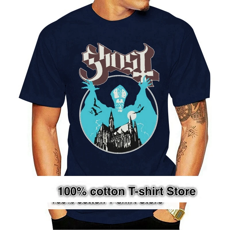 Футболка с надписью Ghost Opus Eponymous футболка размеров S M L Xl Xxl официальная