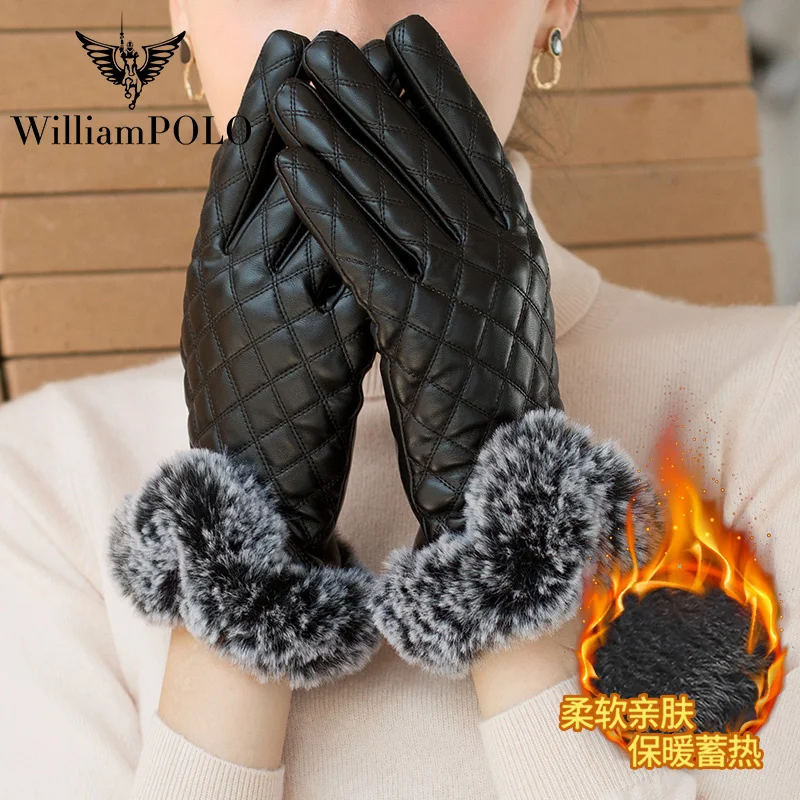 

waterproof WilliamPolo glove guantes motorista gloves for winter luva de dedo 211006