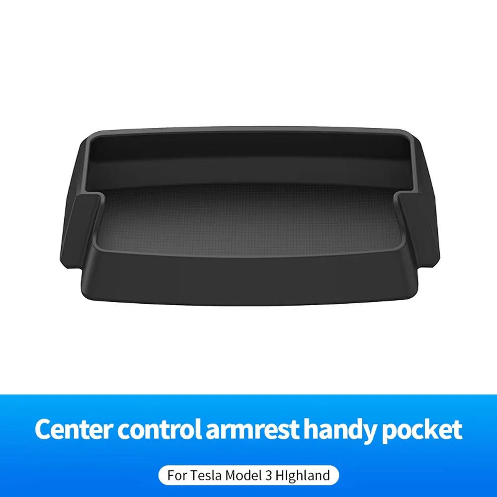 

Для Tesla Model 3 Highland 2024, ящик для хранения центрального подлокотника, автомобильные очки, чехол для телефона, держатель, многофункциональные аксессуары для интерьера