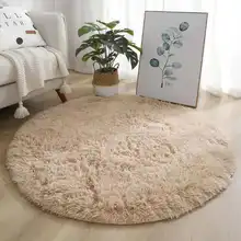Tapis rond pour chambre à coucher, salon, Table basse, Yoga, panier suspendu, chaise d'ordinateur, pour la maison, salon  (4)