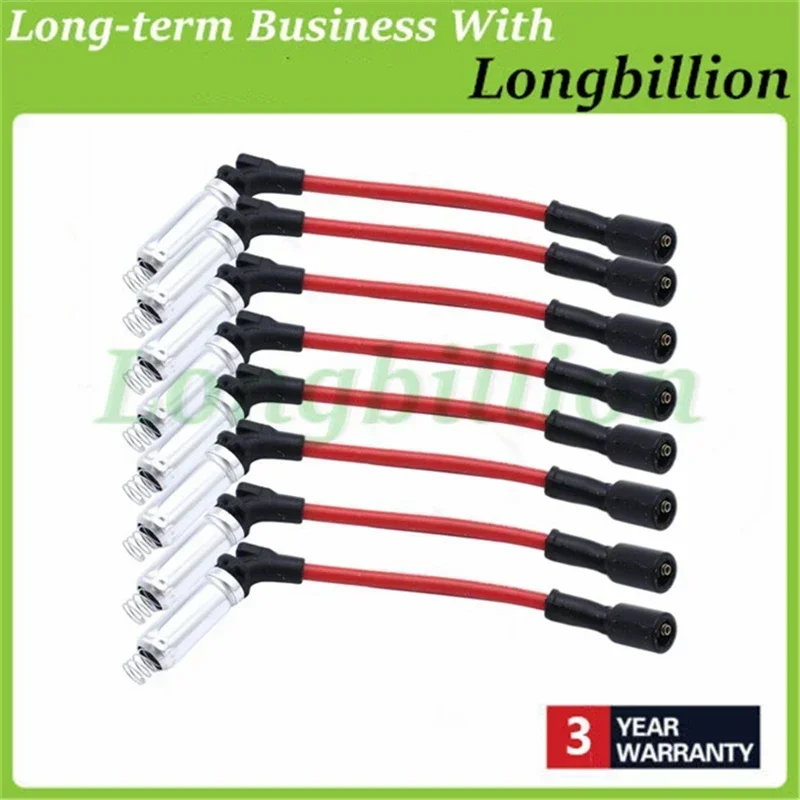 

Новый комплект проводов для свечей зажигания из 8 шт. 19351593 9748RR для Chevrolet Corvette SSR GTO Silverado Tahoe Cadillac Escalade GMC Hummer V8