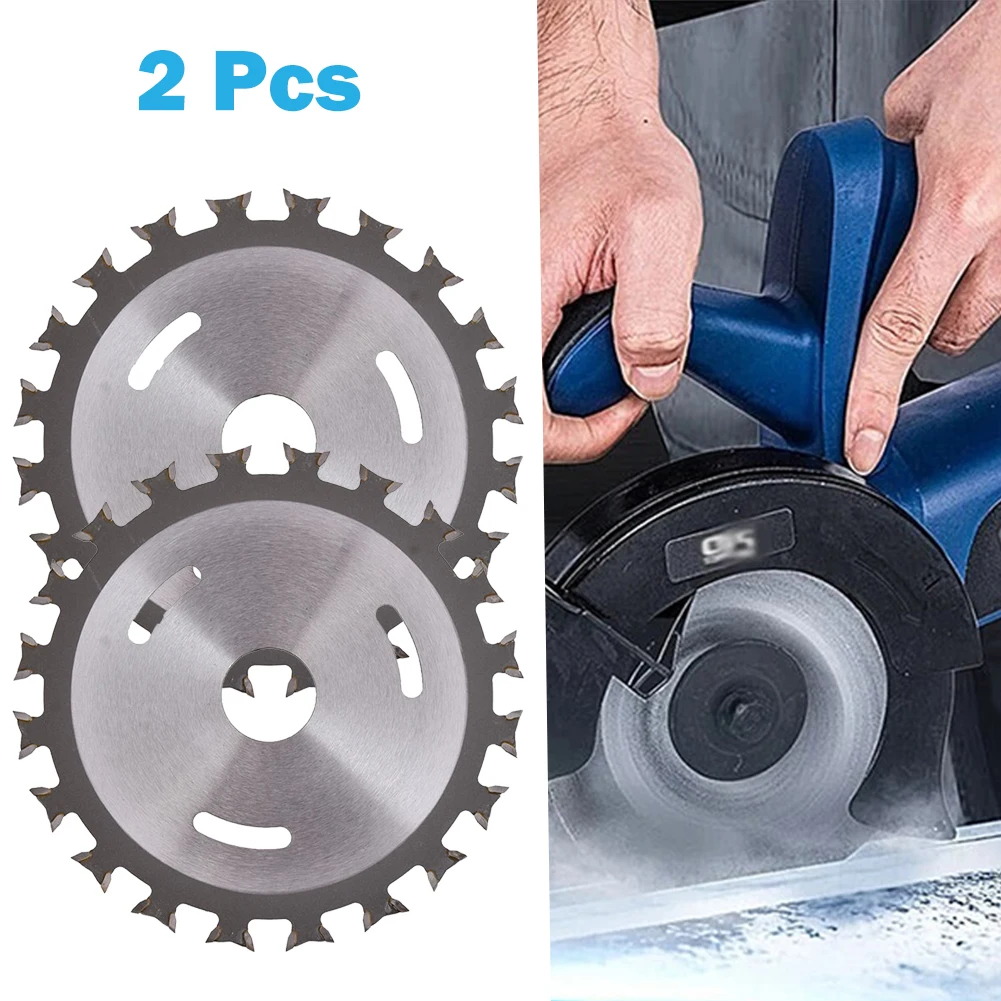 2pcs Circular Saw Blade Woodworking Double Side Cutting Disc Multitool Alloy Saw Blades Power Tool Accessories