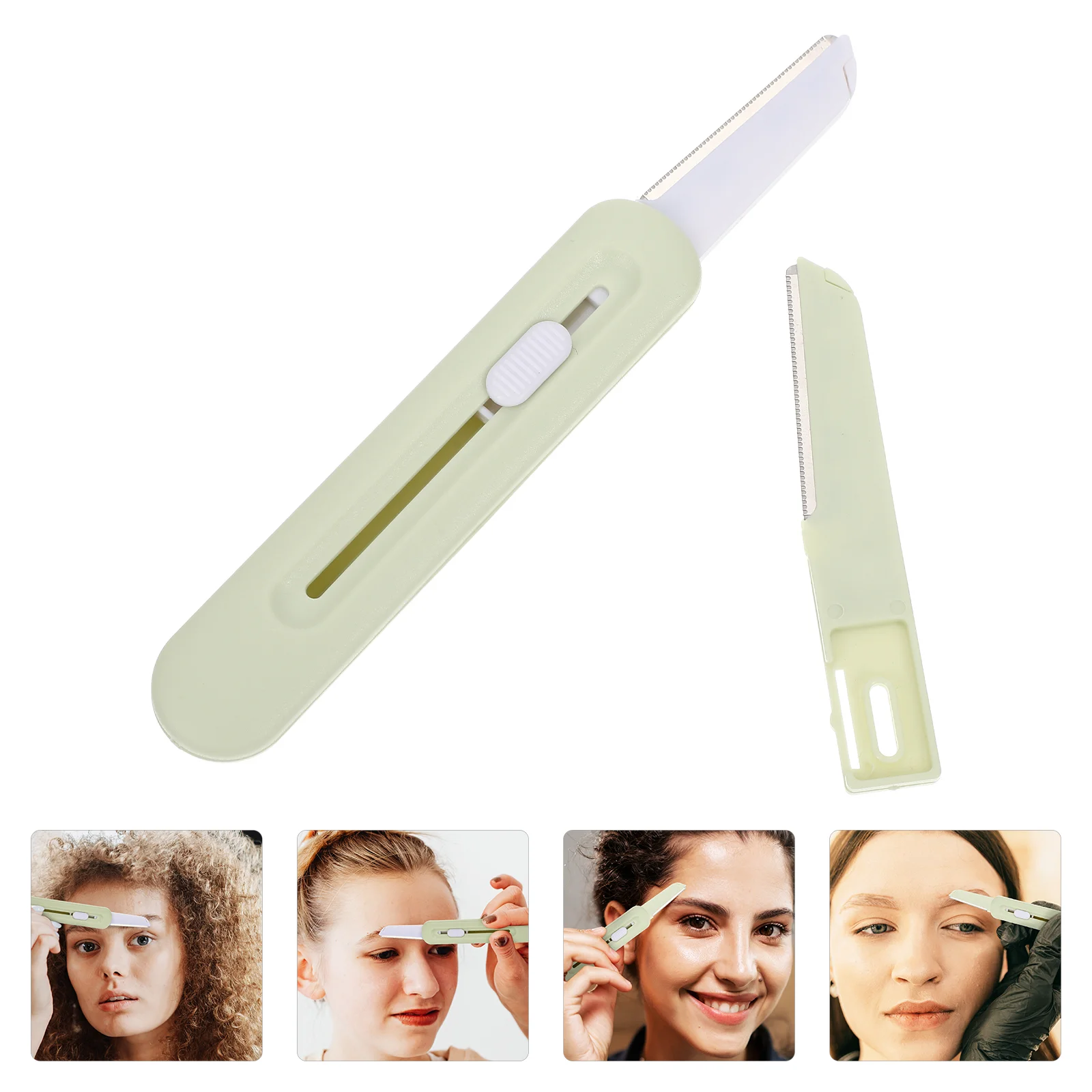 

Eyebrow Hair Trimmer Facial Face Women Removal Exfoliating Tool Shaper Remover Bikini Dermaplaning Grooming Stainless Brow