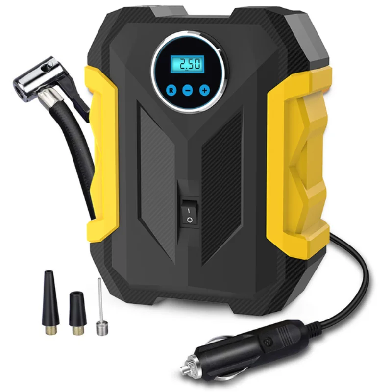 

Automobile Air Compressor 12V Universal Type Intelligent Wired Portable High Pressure Tyre Inflator Pump with Led Light Inflator