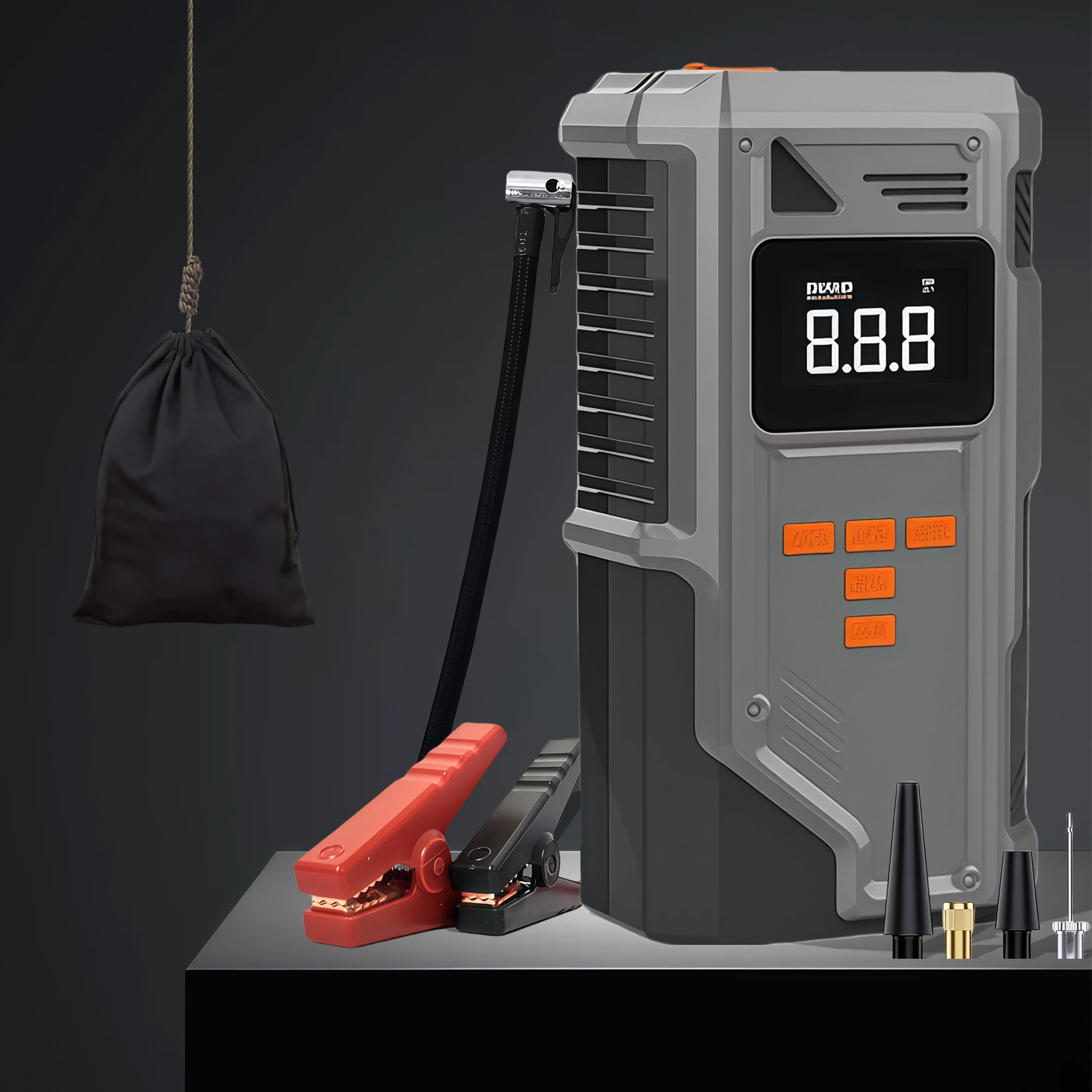 

Автомобильное Пусковое Устройство И Насос Для Подкачки Шин JKUOO 10.2 Bar -40 ° Низкотемпературный Свинцово-кислотный Аккумул...