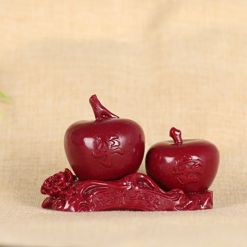 Vermilion яблоко украшения Рождество небольшие подарки Хэллоуин настольные