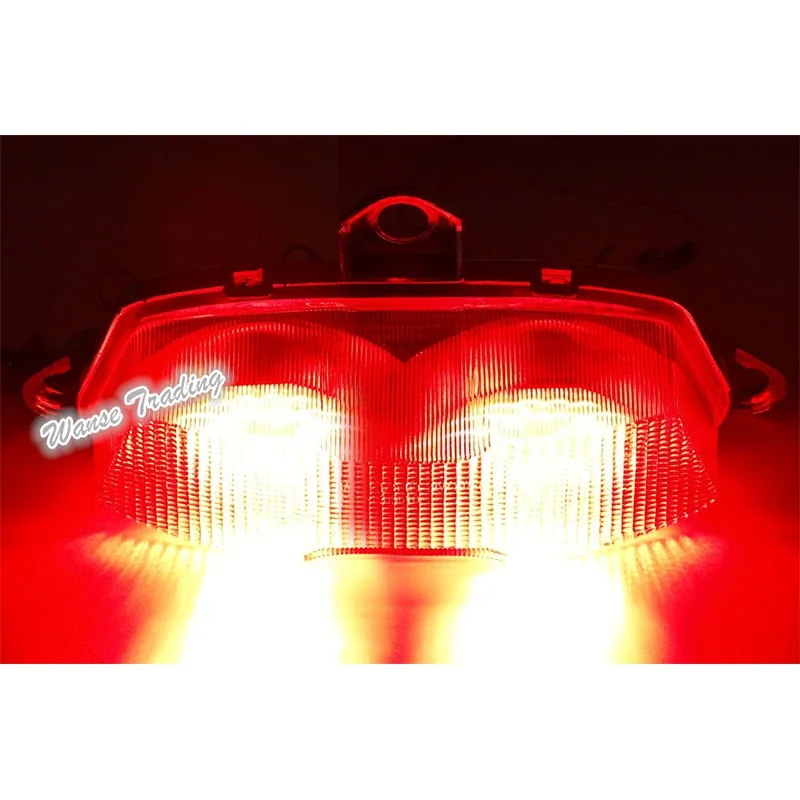 waase E-Marked задний тормозной сигнал поворота встроенный светодиодный прозрачный