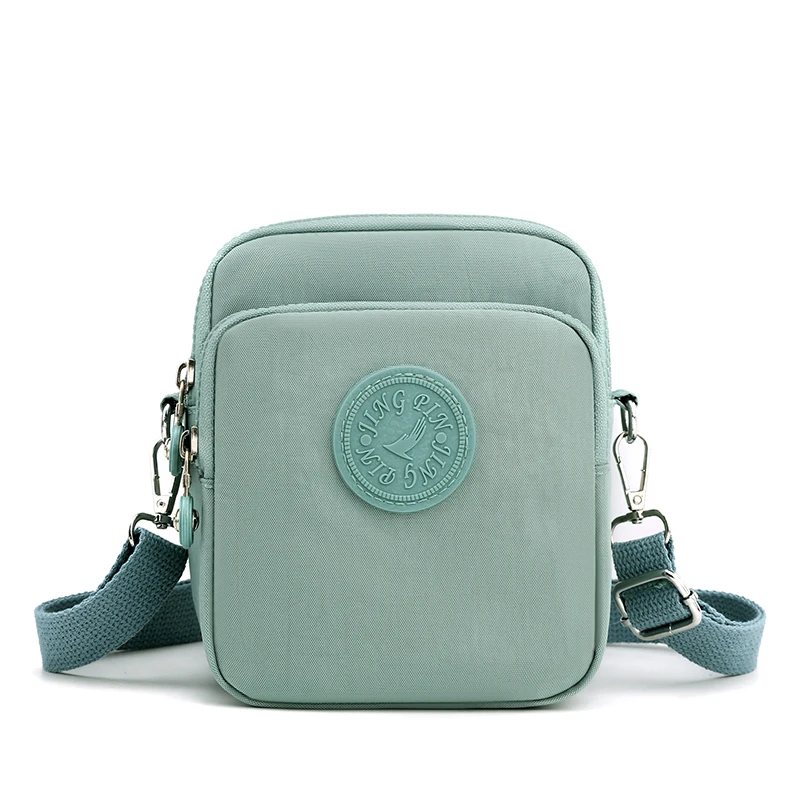

Nylon Women Mobile Phone Bags 2021 Women Bags Fashion Small Bags For Girl Mini Female Messenger Purse Lady Wallet Cellphone Bag
