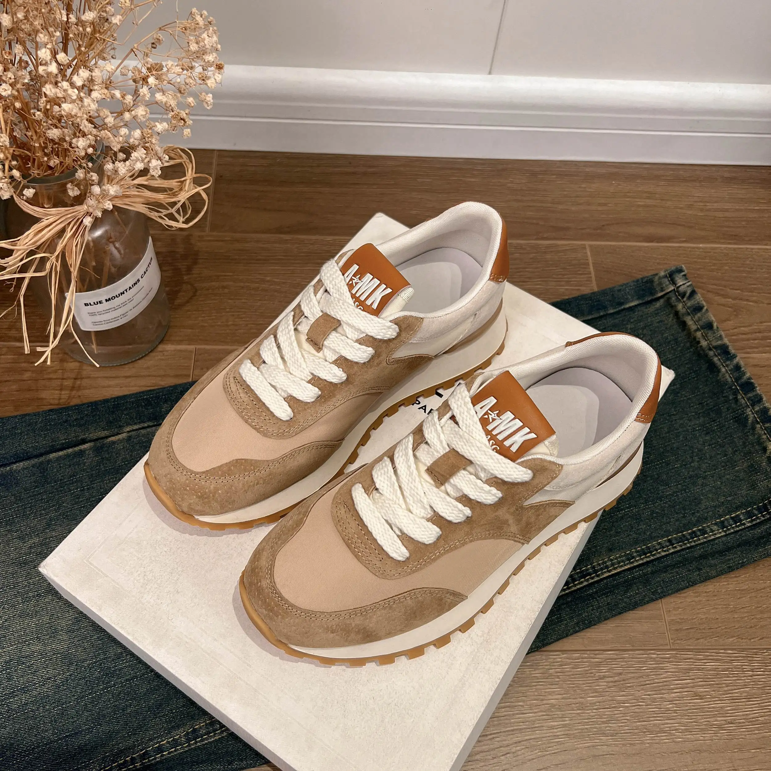 Кроссовки Lanxuryee женские с вулканизированной подошвой дышащие сетчатые на