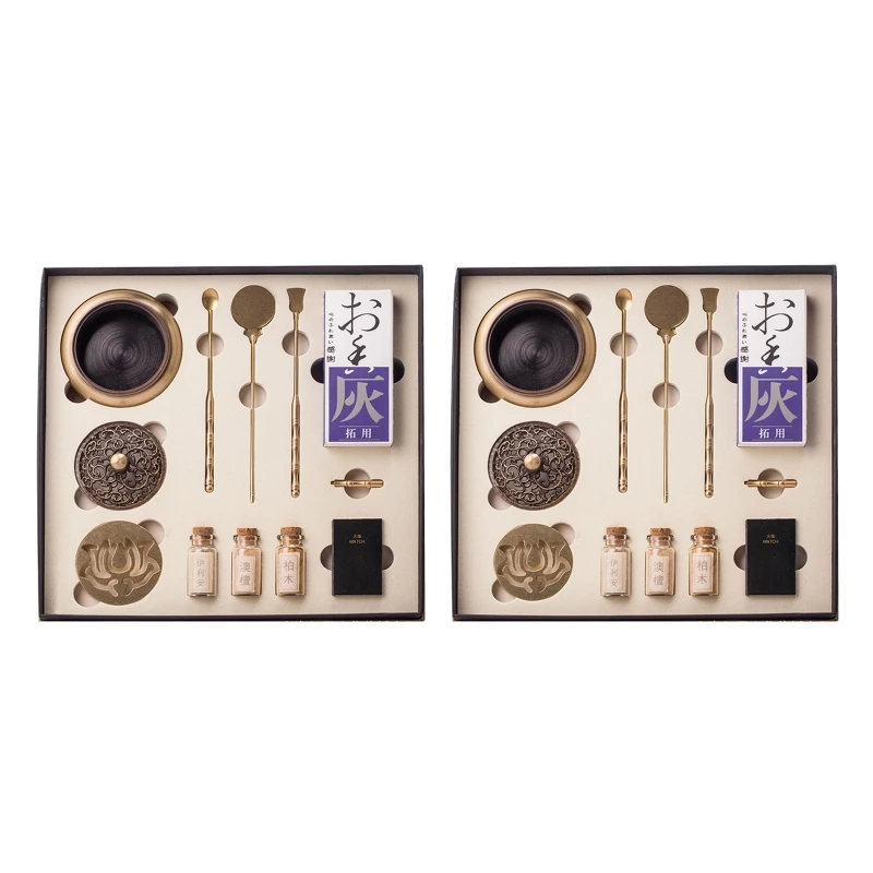 

Pure Copper Incense for BURNER Kit Tool Incense Road Starter 1 Set Tools Supplies for Sandalwood Powder Incense Seal Tools Yoga