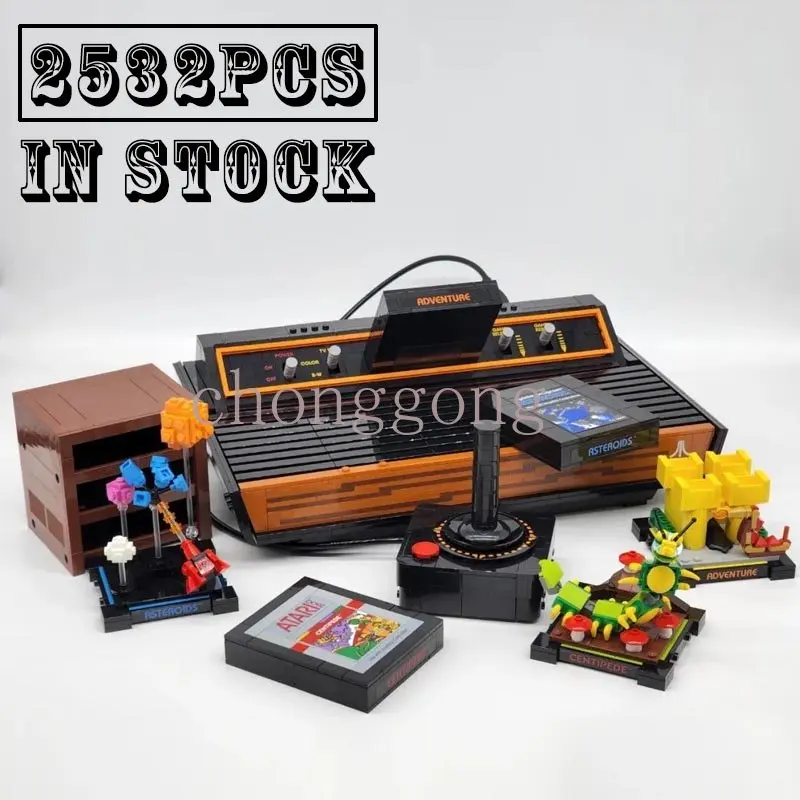 

New 2022 10306 Atari 2600 Console Video Computer System Icons Model Building Blocks Assembly Bricks Set Toy for Birthday gift