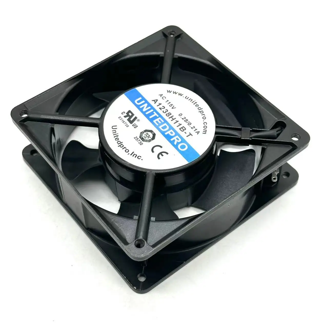 UNITEDPRO A1238H11B-T AC 115V 0 28/0.21A 120x120x38 мм вентилятор охлаждения сервера