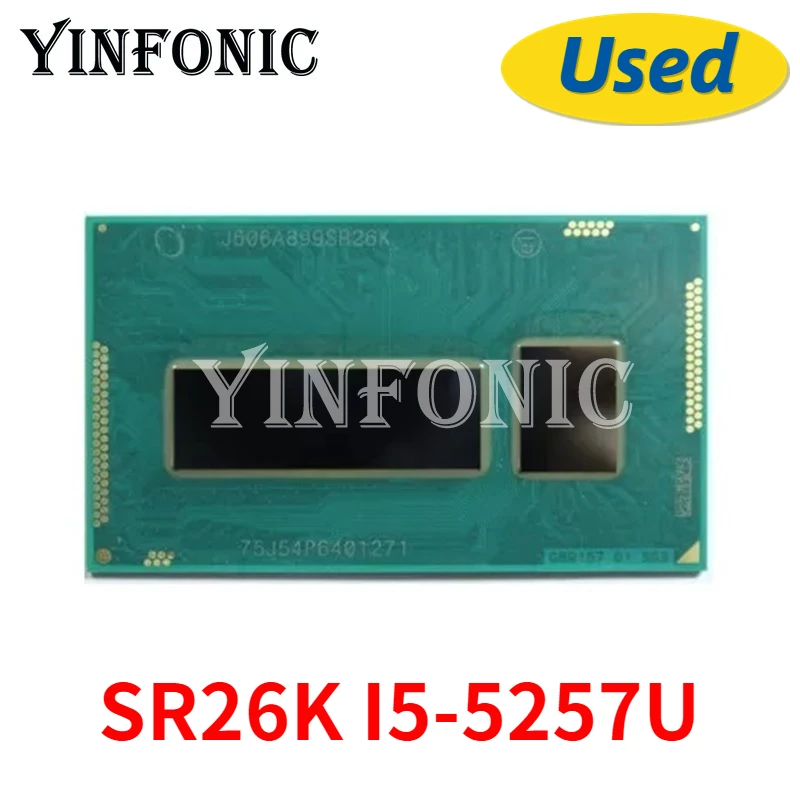 

Б/у чипсет SR26K I5-5257U BGA с шариком, протестированный на 100% рабочий