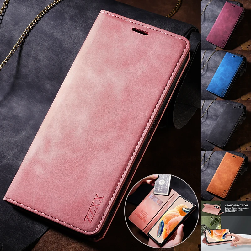 

Wallet Magnetic Flip Leather Case For Xiaomi Redmi Note 12 Pro 12S 11 Pro 10 Pro 9 Pro 12C 10C 9A 9C 9T Poco X5 Pro 11T 12T Pro