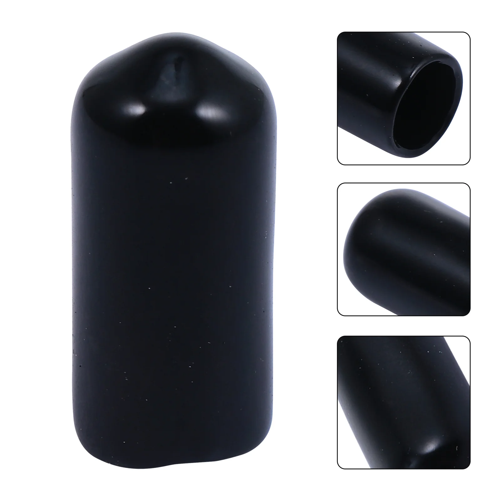

100pcs Pourers Black Rubber Caps Bottle Pour Spout Cover Pour Spout Caps Champagne Pourer Decorative Pourer