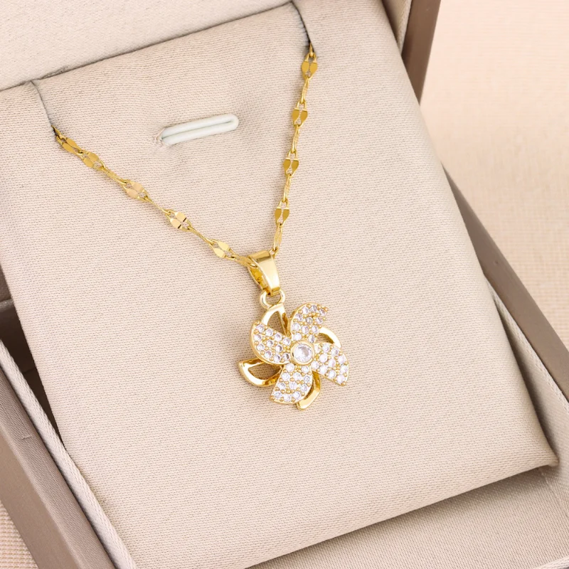 Draweye Necklaces for Women Korean Fashion Sweet Birthday Party Vintage Jewelry Simple Ins New In Collares Para Mujer
