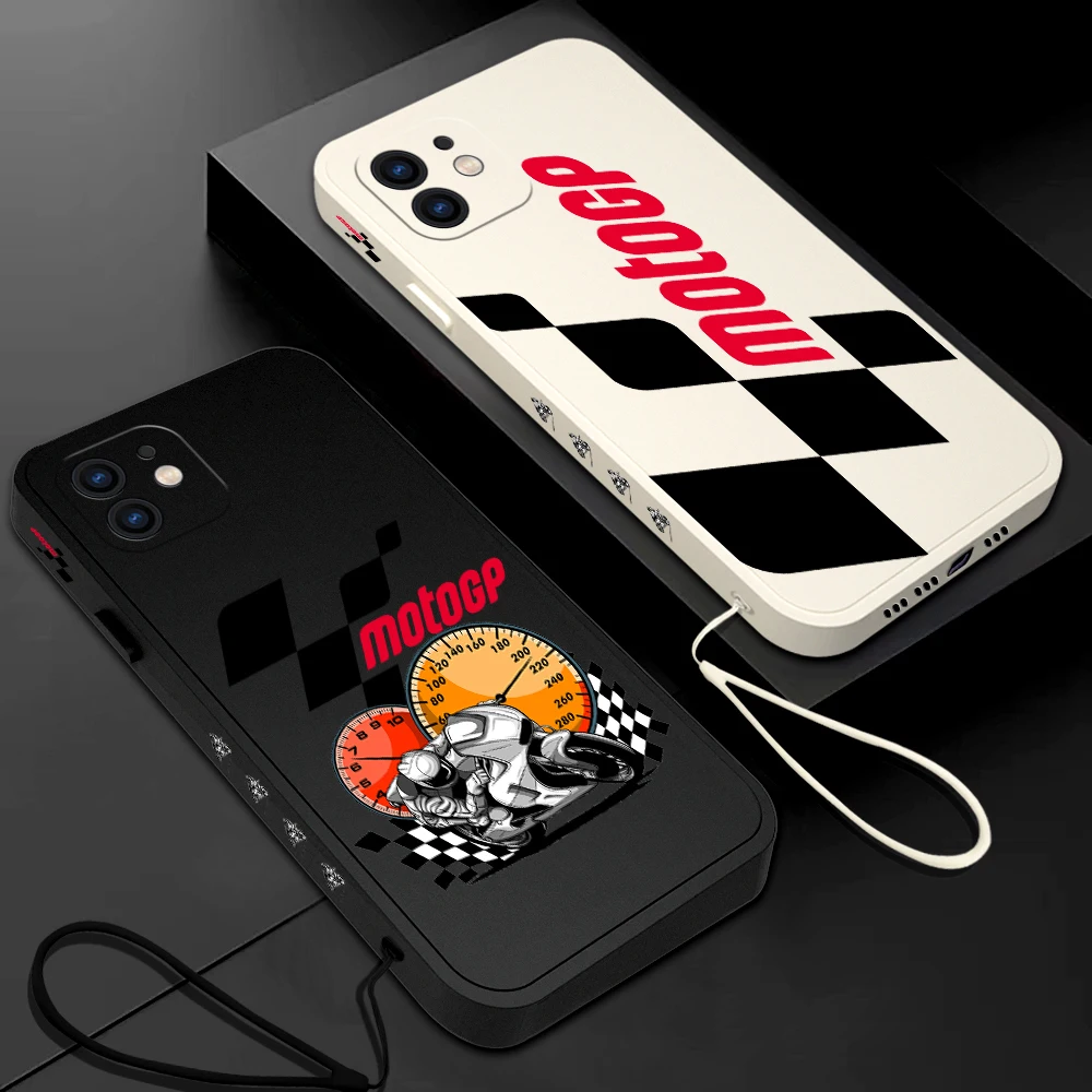 

World Racing Moto GP Logo Phone Case For Xiaomi Redmi Note 12 11 11T 10 9 Pro Plus 10C 9A 9C 9T K50 K60 4G 5G With Hand Strap