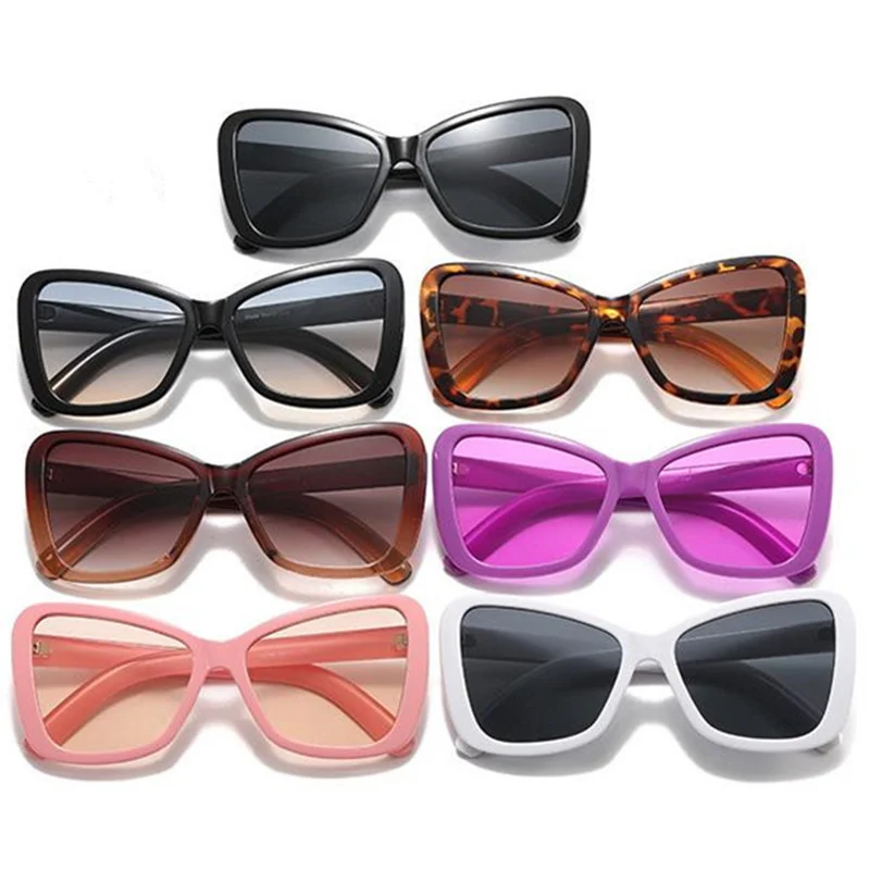 

Fashion Sunglasses Women Sun Glasses Unisex Cat Eye Goggles Anti-UV Spectacles Oversize Frame Eyeglasses Simplity Ornamental A++