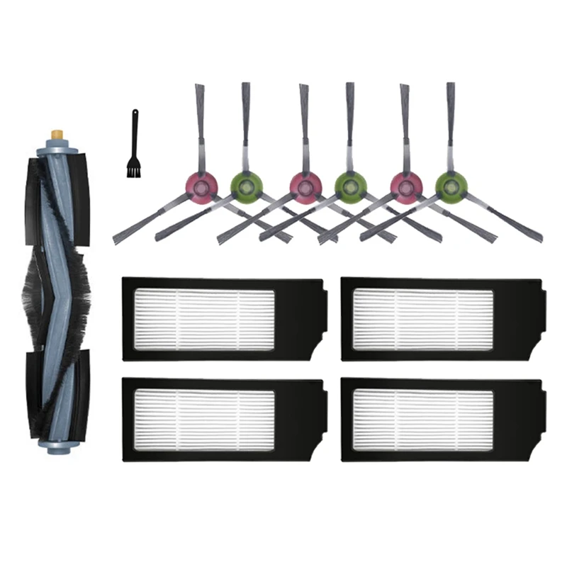 

Для робота-пылесоса Ecovacs Deebot X1 Omni T10 Turbo, основная щетка, боковая щетка, фильтр, чистящая щетка, аксессуары