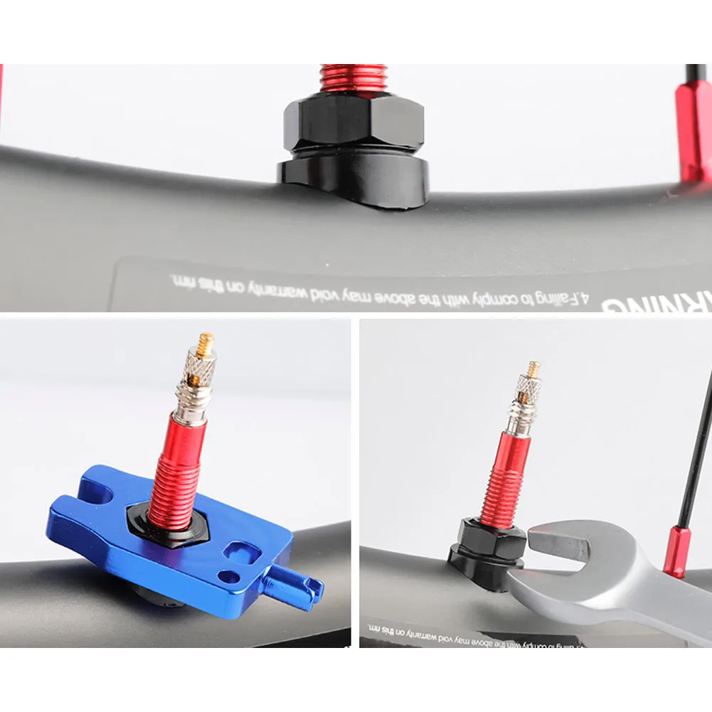 Велосипедный сервис F/V A/V набор для ремонта бескамерных клапанов с шестигранными