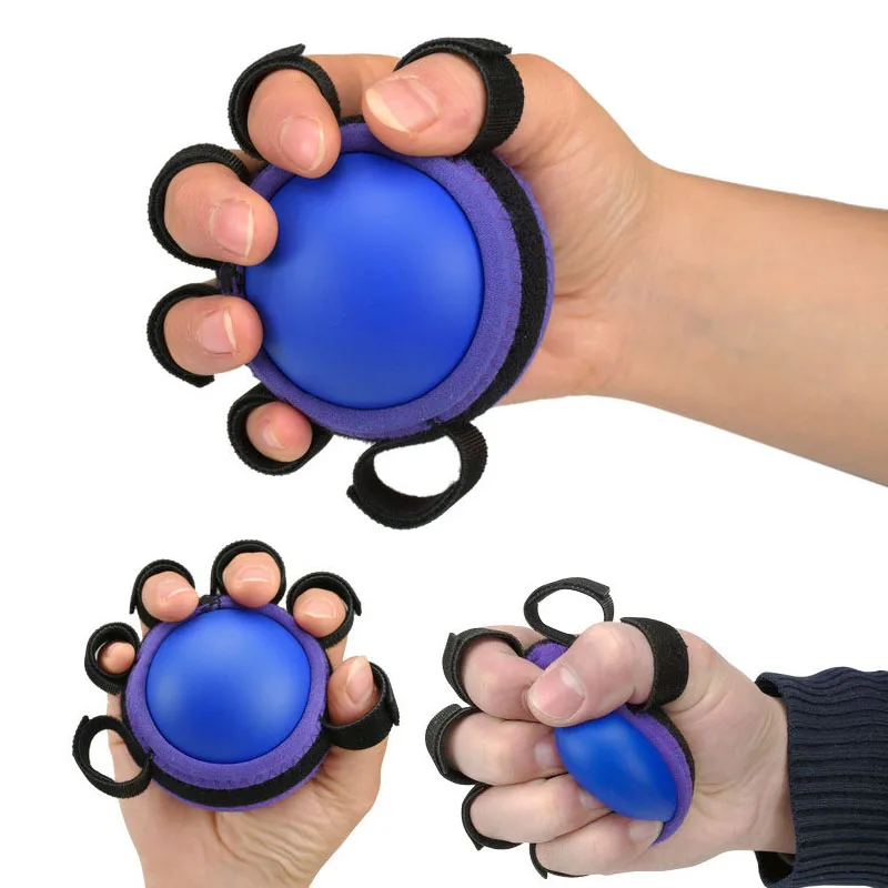 

Hand Grip Ring Muscle Relax Training Tool PU Finger Exerciser Hand Gripper Strengthener Rehabilitation Fitness Equipment