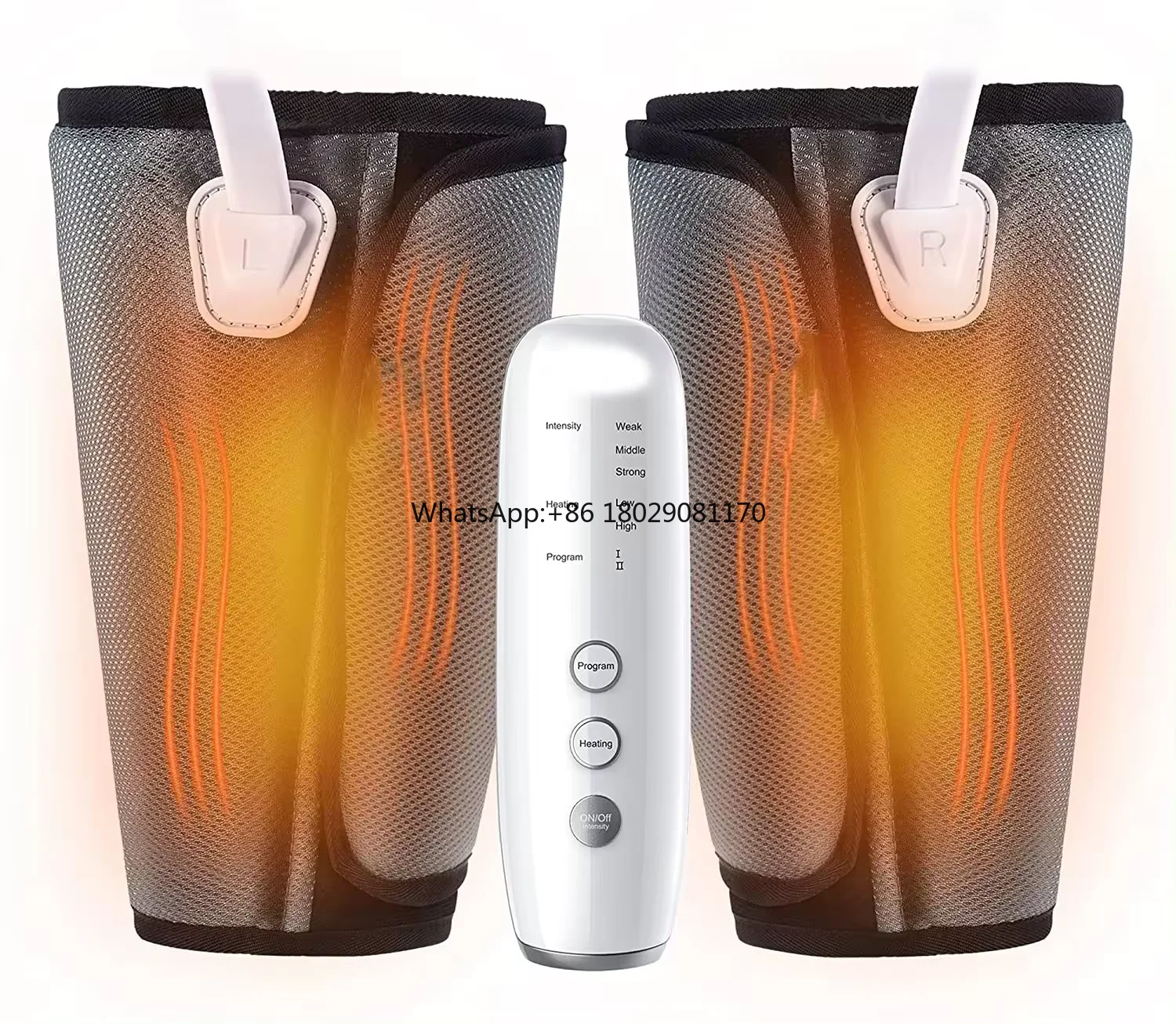 2024 компрессионный массажер для ног с воздушным нагревом и икр