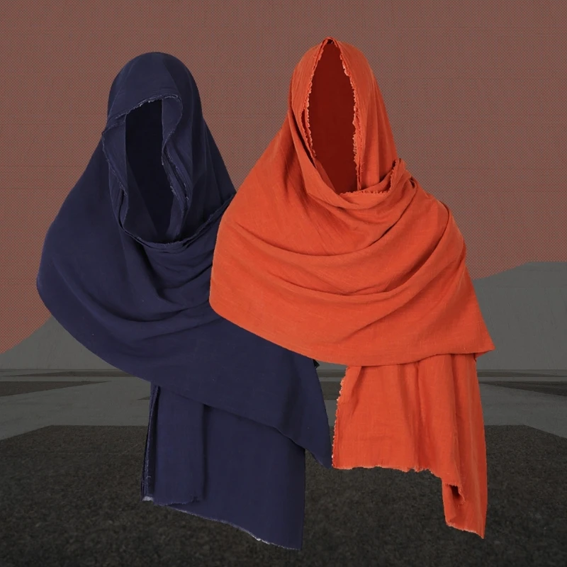 Средневековый капюшон с капюшоном шарф костюм накидка ветрозащитная на Хэллоуин