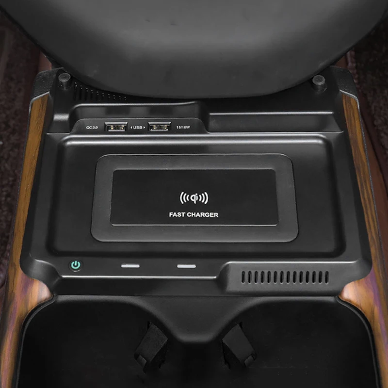 

For Honda CRV 2017 2018 2019 2020 15W Car QI wireless charger phone charger fast charging panel pad charging board accessories