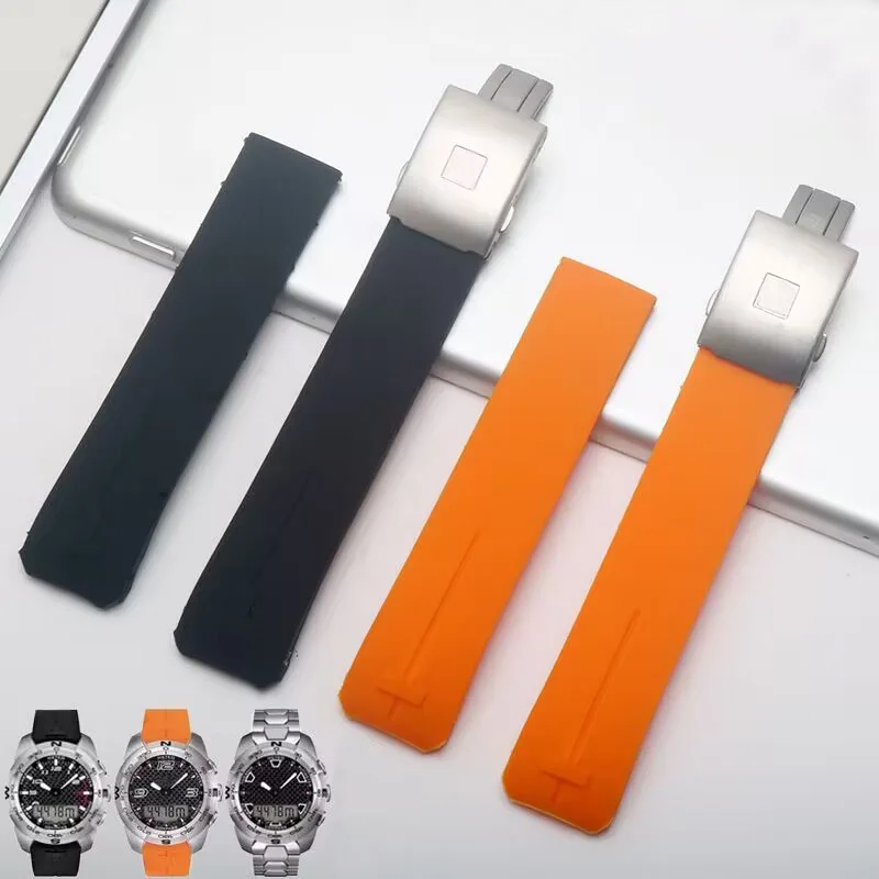 Для Tissot 1853 Tengzhi T-Touch оригинальный T013 силиконовый резиновый ремешок для