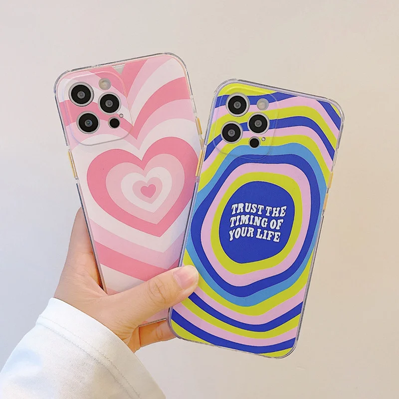 

Чехол в радужную полоску Own-Rainbow, мягкий чехол из ТПУ для iPhone 11 12 Pro Max Mini x r XS Max se 2020