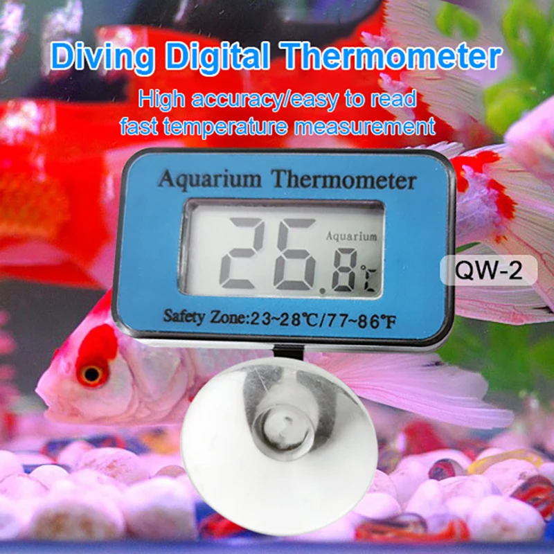 

Совершенно новый аквариумный термометр для аквариума измеритель температуры воды светодиодный цифровой термометр для дайвинга измерение ...
