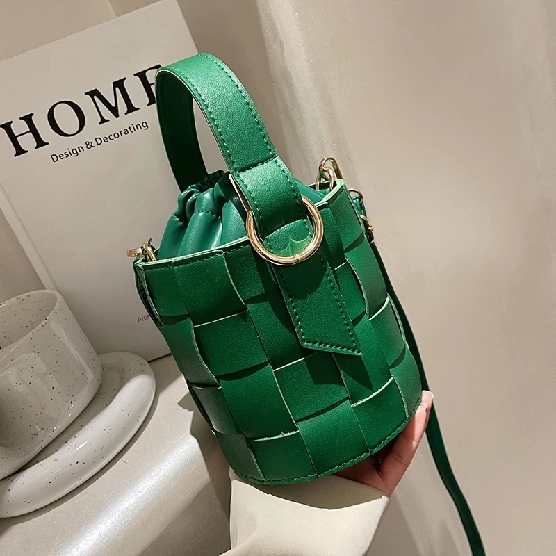 

Famous Brand Crossbody Messenger Bags Barrel Shaped Handbags for Women 2022 Mini PU Leather Shoulder Bag Female Kawaii Tote Wea